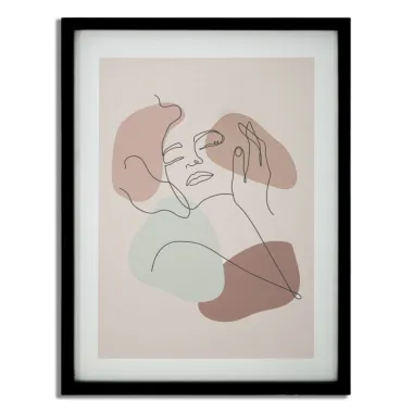 DRUK Z RAMKĄ FACE -A- 35x2x47 cm